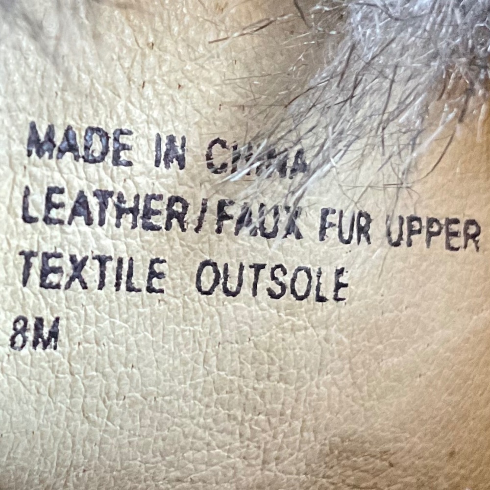 MICHAEL KORS CARLIE METALLIC GUN METAL SLIP ON FAUX FUR LEATHER HIGH HEELS SZ 8 - Picture 8 of 16